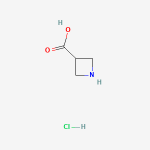 AZETIDINE-3-CARBOXYLIC ACID HYDROCHLORIDE structure, CAS 102624-96-4