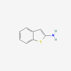 BENZO[B]THIOPHEN-2-AMINE structure, CAS 4521-30-6