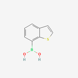 BENZO[B]THIOPHEN-7-YLBORONIC ACID structure, CAS 628692-17-1