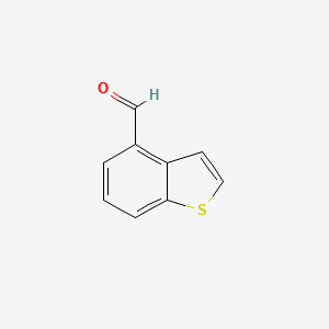 BENZO[B]THIOPHENE-4-CARBOXALDEHYDE structure, CAS 10133-25-2