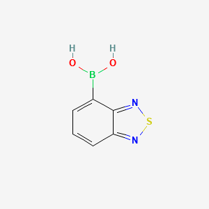 BENZO[C][1,2,5]THIADIAZOL-4-YLBORONIC ACID structure, CAS 499769-94-7