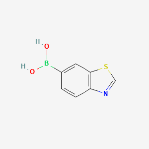 BENZO[D]THIAZOL-6-YLBORONIC ACID structure, CAS 499769-91-4