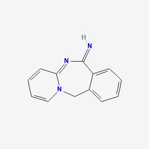 BENZO[E]PYRIDO[1,2-A][1,3]DIAZEPIN-6(11H)-IMINE HYDROBROMIDE structure, CAS 113918-51-7