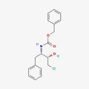 BENZYL ((2S,3S)-4-CHLORO-3-HYDROXY-1-PHENYLBUTAN-2-YL)CARBAMATE structure, CAS 128018-43-9