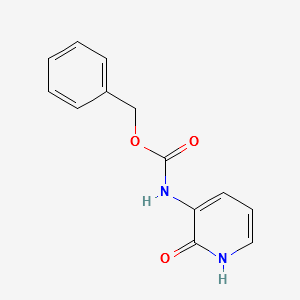 BENZYL (2-OXO-1,2-DIHYDROPYRIDIN-3-YL)CARBAMATE structure, CAS 147269-67-8