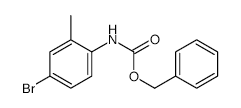 BENZYL (4-BROMO-2-METHYLPHENYL)CARBAMATE structure, CAS 1245563-07-8