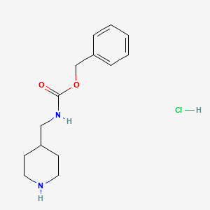 BENZYL (PIPERIDIN-4-YLMETHYL)CARBAMATE HYDROCHLORIDE structure, CAS 155456-34-1