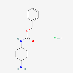 BENZYL (TRANS-4-AMINOCYCLOHEXYL)CARBAMATE HYDROCHLORIDE structure, CAS 1217664-37-3