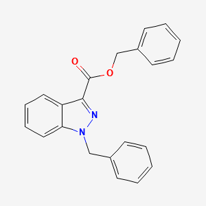 BENZYL 1-BENZYL-1H-INDAZOLE-3-CARBOXYLATE structure, CAS 174180-54-2