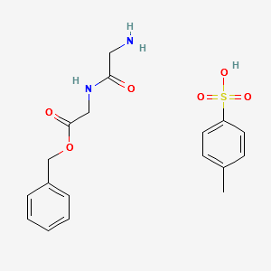 BENZYL 2-(2-AMINOACETAMIDO)ACETATE 4-METHYLBENZENESULFONATE structure, CAS 1738-82-5