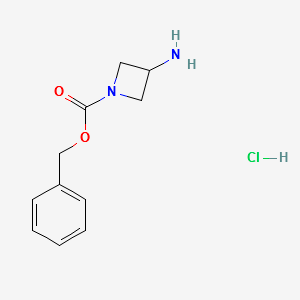 BENZYL 3-AMINOAZETIDINE-1-CARBOXYLATE HYDROCHLORIDE structure, CAS 1203295-44-6