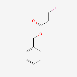 BENZYL 3-FLUOROPROPANOATE structure, CAS 115952-61-9