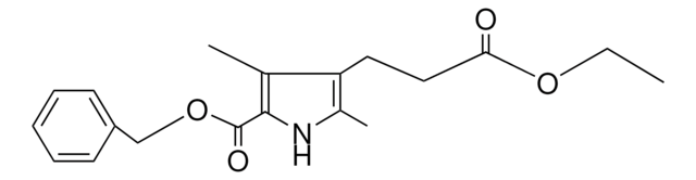 BENZYL 4-(3-ETHOXY-3-OXOPROPYL)-3,5-DIMETHYL-1H-PYRROLE-2-CARBOXYLATE structure, CAS 68999-92-8