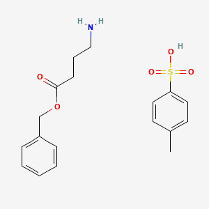 BENZYL 4-AMINOBUTANOATE 4-METHYLBENZENESULFONATE structure, CAS 26727-22-0
