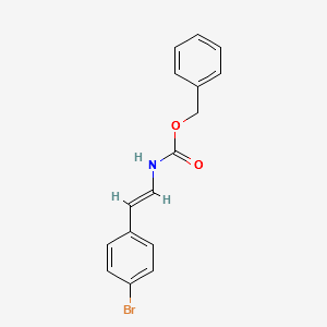 BENZYL 4-BROMOSTYRYLCARBAMATE structure, CAS 1228957-12-7