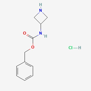 BENZYL AZETIDIN-3-YLCARBAMATE HYDROCHLORIDE structure, CAS 1203099-07-3