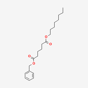 BENZYL OCTYL ADIPATE structure, CAS 3089-55-2