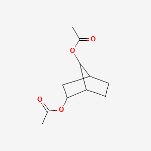 BICYCLO[2.2.1]HEPTANE-2,7-DIYL DIACETATE structure, CAS 17290-00-5