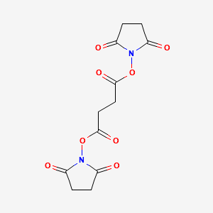 BIS(2,5-DIOXOPYRROLIDIN-1-YL) SUCCINATE structure, CAS 30364-60-4
