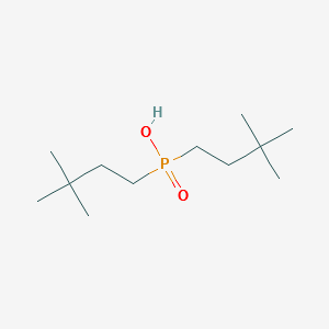 BIS(3,3-DIMETHYLBUTYL)PHOSPHINIC ACID structure, CAS 67206-80-8