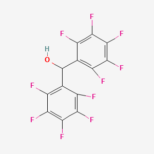 BIS(PERFLUOROPHENYL)METHANOL structure, CAS 1766-76-3