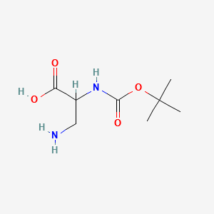 BOC-2,3-DIAMINOPROPIONIC ACID structure, CAS 159002-17-2