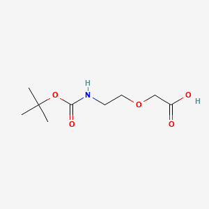 BOC-5-AMINO-3-OXAPENTANOIC ACID.DCHA structure, CAS 142929-49-5