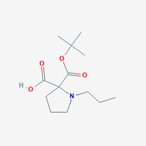 BOC-A-PROPYL-DL-PROLINE structure, CAS 351002-88-5