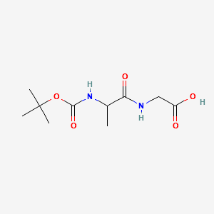 BOC-ALA-GLY structure, CAS 28782-78-7