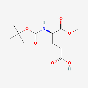 BOC-D-GLU-OME structure, CAS 55227-00-4