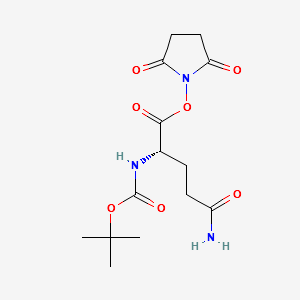 BOC-GLN-OSU structure, CAS 18800-78-7