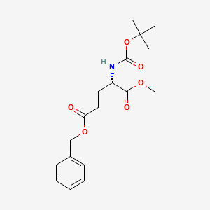 BOC-GLU(OBZL)-OME structure, CAS 59279-58-2