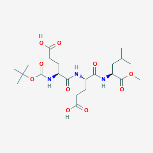 BOC-GLU-GLU-LEU-OME structure, CAS 72903-33-4
