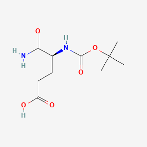 BOC-GLU-NH2 structure, CAS 188800-74-3