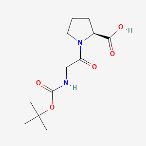 BOC-GLY-PRO structure, CAS 14296-92-5