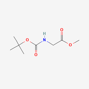 BOC-GLYCINE METHYL ESTER structure, CAS 31954-27-5