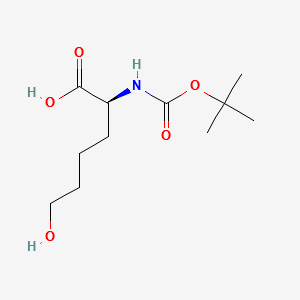BOC-L-6-HYDROXYNORLEUCINE structure, CAS 77611-37-1
