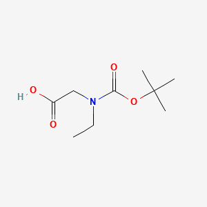 BOC-N-ETHYLGLYCINE structure, CAS 149794-10-5