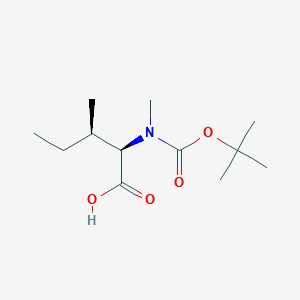 BOC-N-ME-D-ILE-OH structure, CAS 267223-87-0