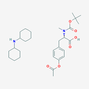 BOC-N-ME-TYR(AC)-OH DCHA structure, CAS 201294-70-4