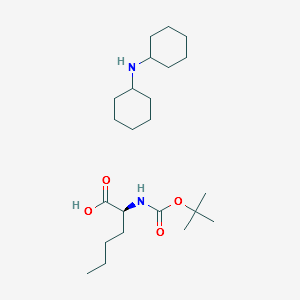 BOC-NLE-OH DCHA structure, CAS 21947-32-0
