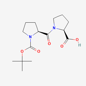 BOC-PRO-PRO structure, CAS 15401-08-8