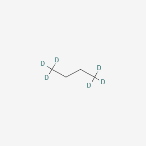 BUTANE-1,1,1,4,4,4-D6 structure, CAS 13183-67-0