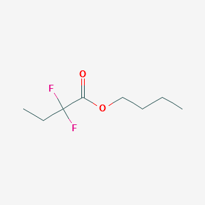 BUTYL 2,2-DIFLUOROBUTANOATE structure, CAS 1000339-45-6