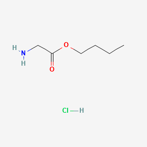 BUTYL 2-AMINOACETATE HYDROCHLORIDE structure, CAS 13048-99-2
