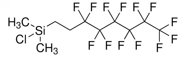 CHLORODIMETHYL(3,3,4,4,5,5,6,6,7,7,8,8,8-TRIDECAFLUOROOCTYL)SILANE structure, CAS 102488-47-1