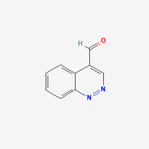 CINNOLINE-4-CARBALDEHYDE structure, CAS 90418-57-8