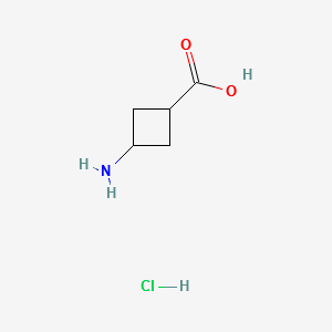 CIS-3-AMINOCYCLOBUTANECARBOXYLIC ACID HYDROCHLORIDE structure, CAS 84182-59-2