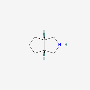 CIS-7-AZABICYCLO[3.3.0]OCTANE structure, CAS 1468-87-7