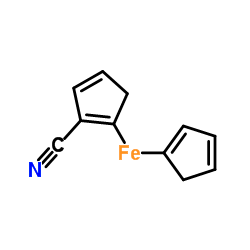 CYANOFERROCENE structure, CAS 1273-84-3